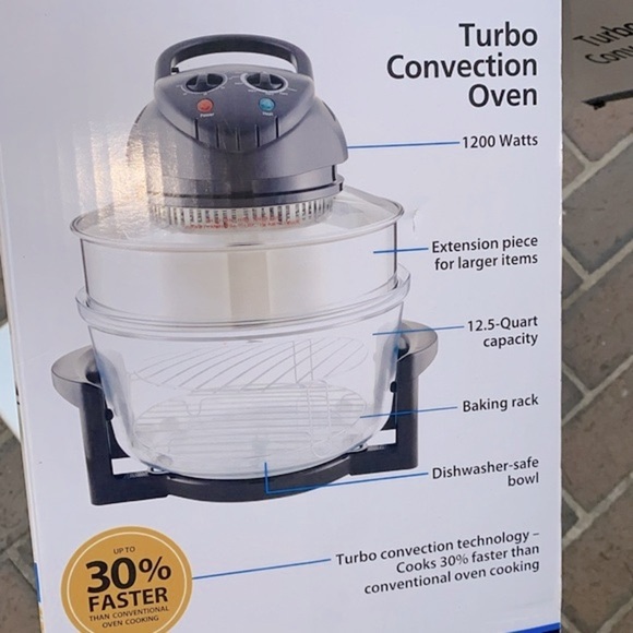 Mainstays turbo convection oven new in box - Picture 14 of 15